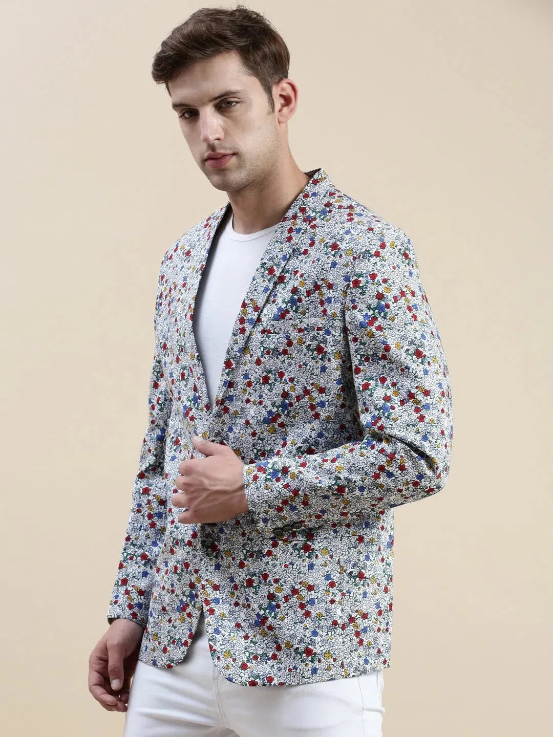 Multi Printed Men's Casual Cotton Blazer | Modi Jacket Style