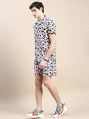 Men Multi Printed Casual Co ord Set-AM-90-01-Multi