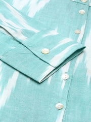Women's Green Solid Kurta Set-ON-591eagreen