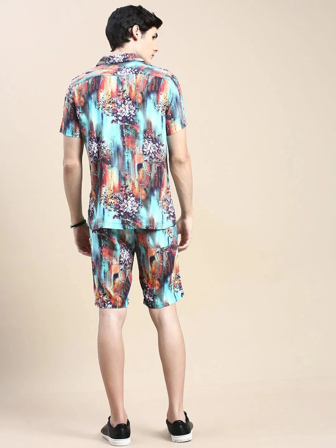 Men's Multi Printed Casual Co ord Set | Mens Two Piece Sets
