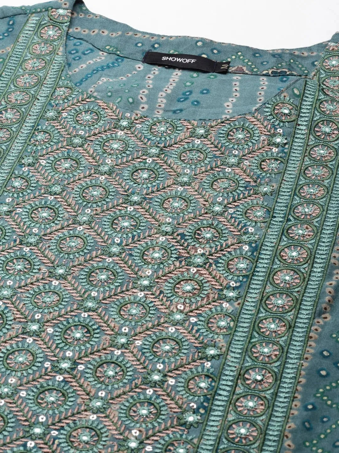 Maroon Printed Cotton Kurta - Stylish Indian Kurta for Ladies