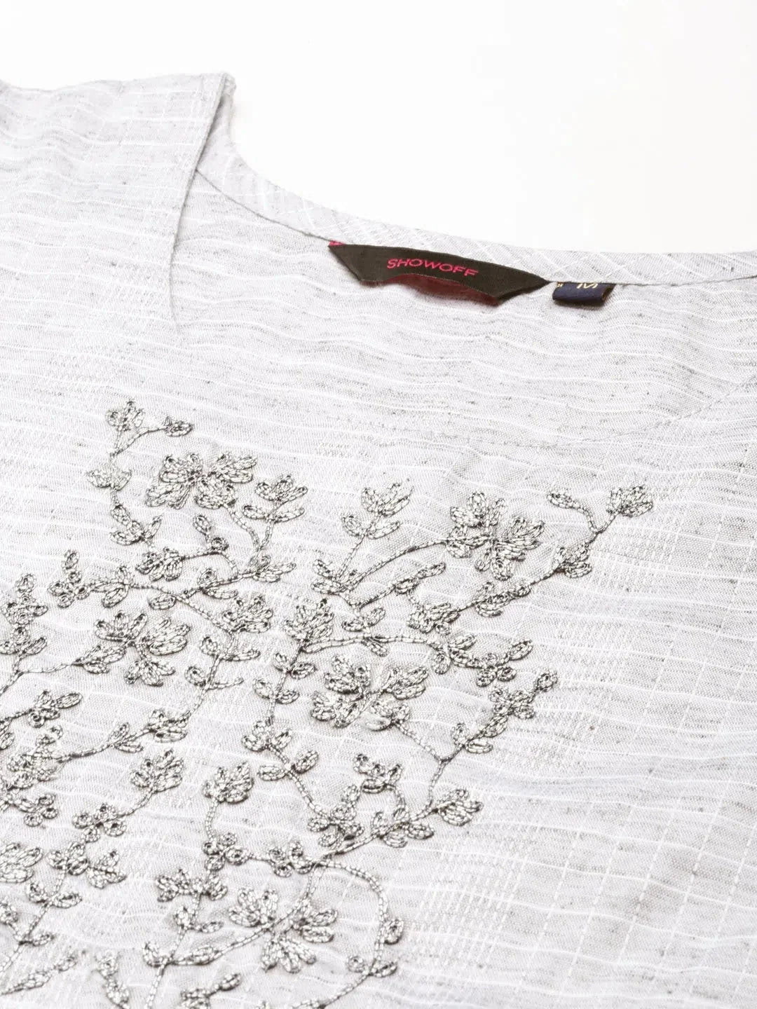 Grey Solid Indian Kurta for Women | Casual Cotton Kurtis