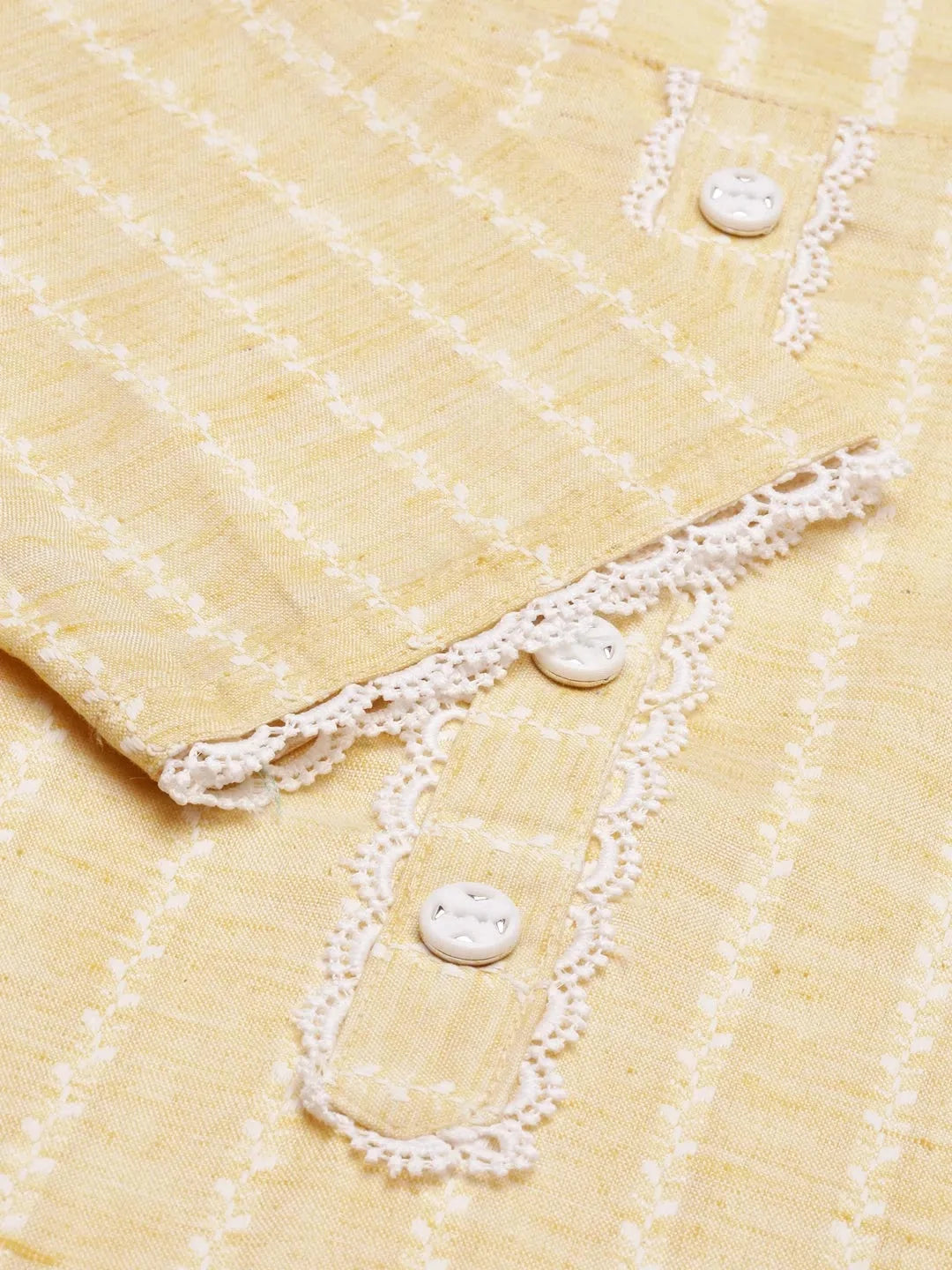 Green Printed Cotton Straight Indian Kurta - DesiQlo Fashion