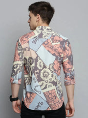Men Multi Printed Casual Shirt-BESTCOLOURPRINT-4123-Multi