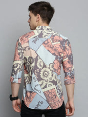 Men Multi Printed Casual Shirt-BESTCOLOURPRINT-4123-Multi