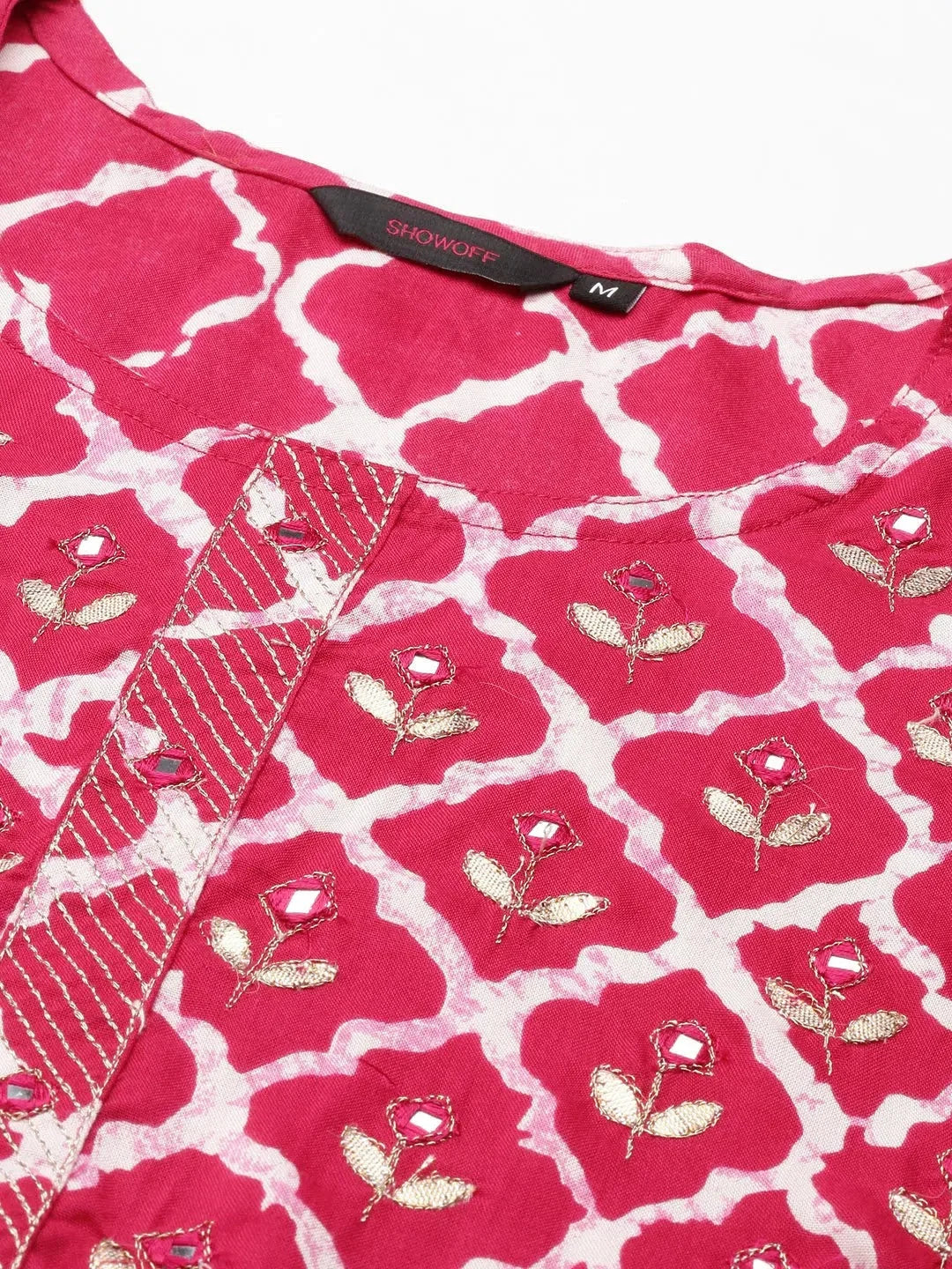 Tie Dye Cotton Kurta - Trendy Indian Kurtis for Women