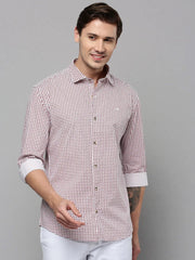 Men White Printed Casual Shirt-RTRPRINT-4838-White