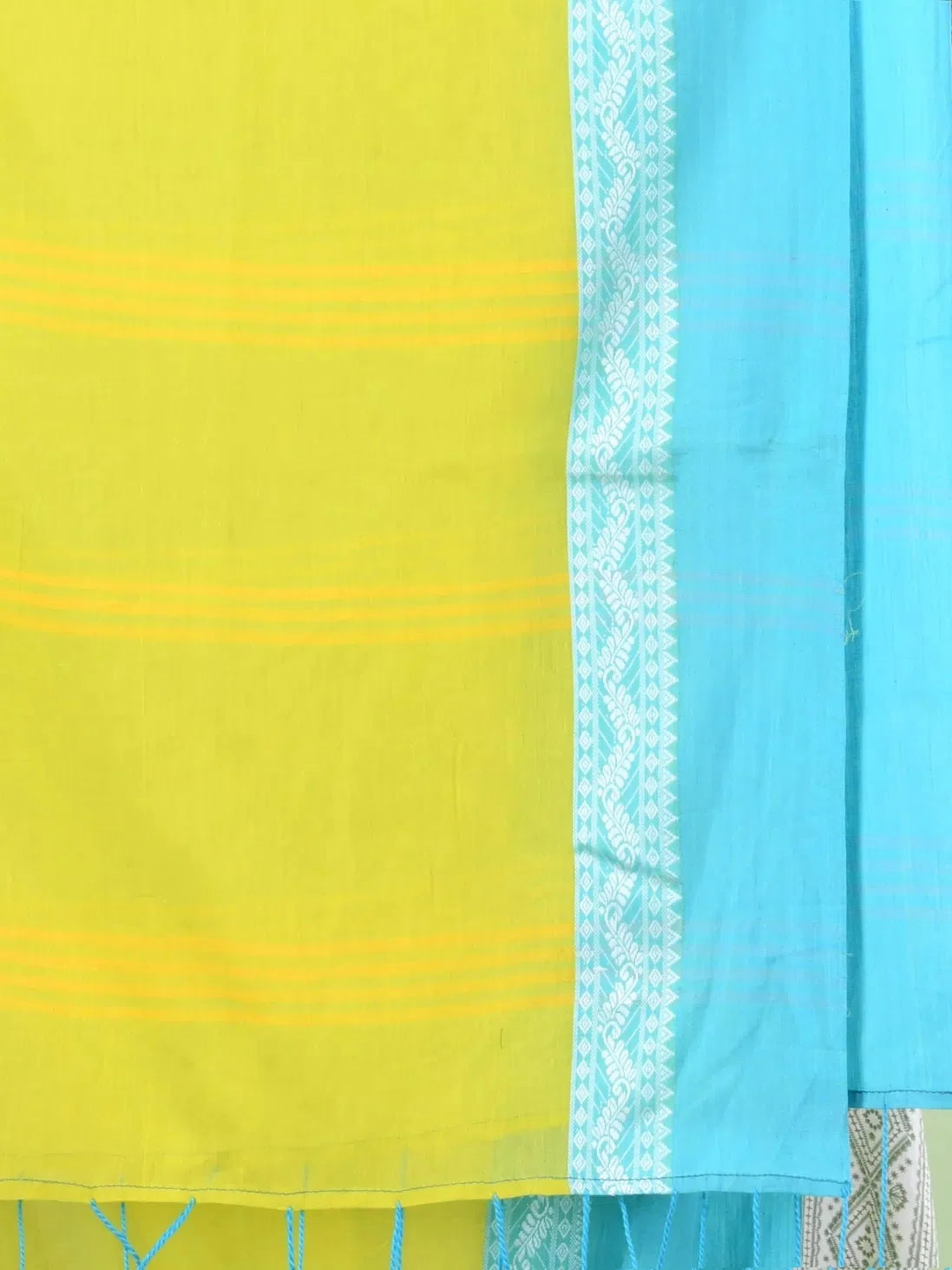 Lime Green Cotton Saree | Indian Sarees Online