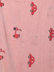 Hot Pink Cotton Saree With Nakshi Zari Borders-MA66BCT431600029