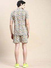 Men Multi Printed Casual Co ord Set-AM-91-6-Multi