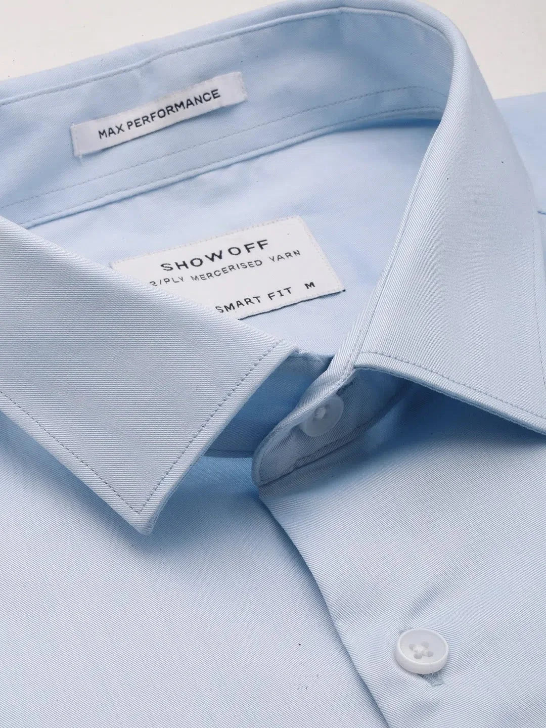 Men's Blue Solid Formal Shirt | Cotton Mens Shirt - DesiQlo