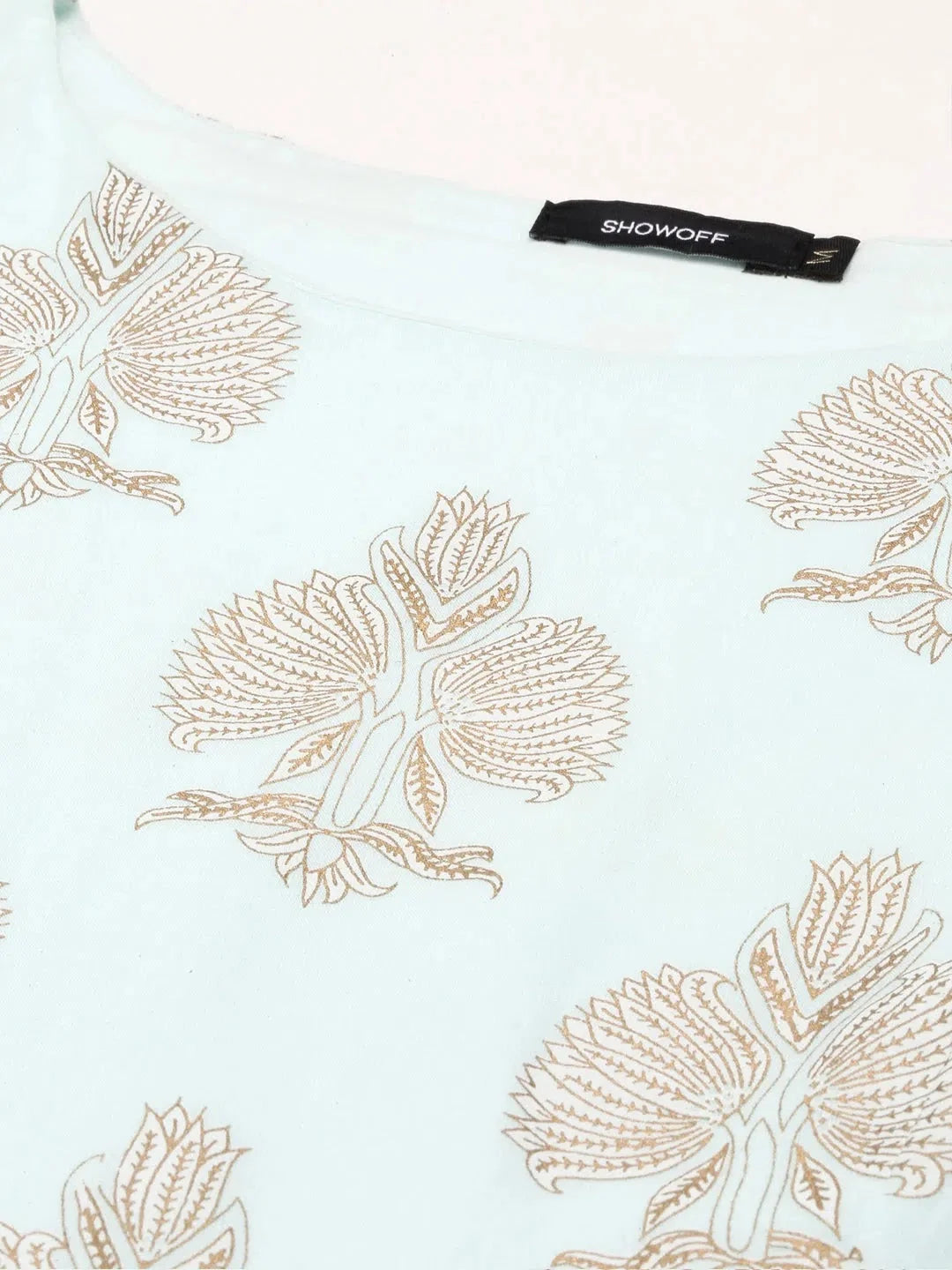 Peach Embellished Cotton Anarkali Kurti | Anarkali Dress