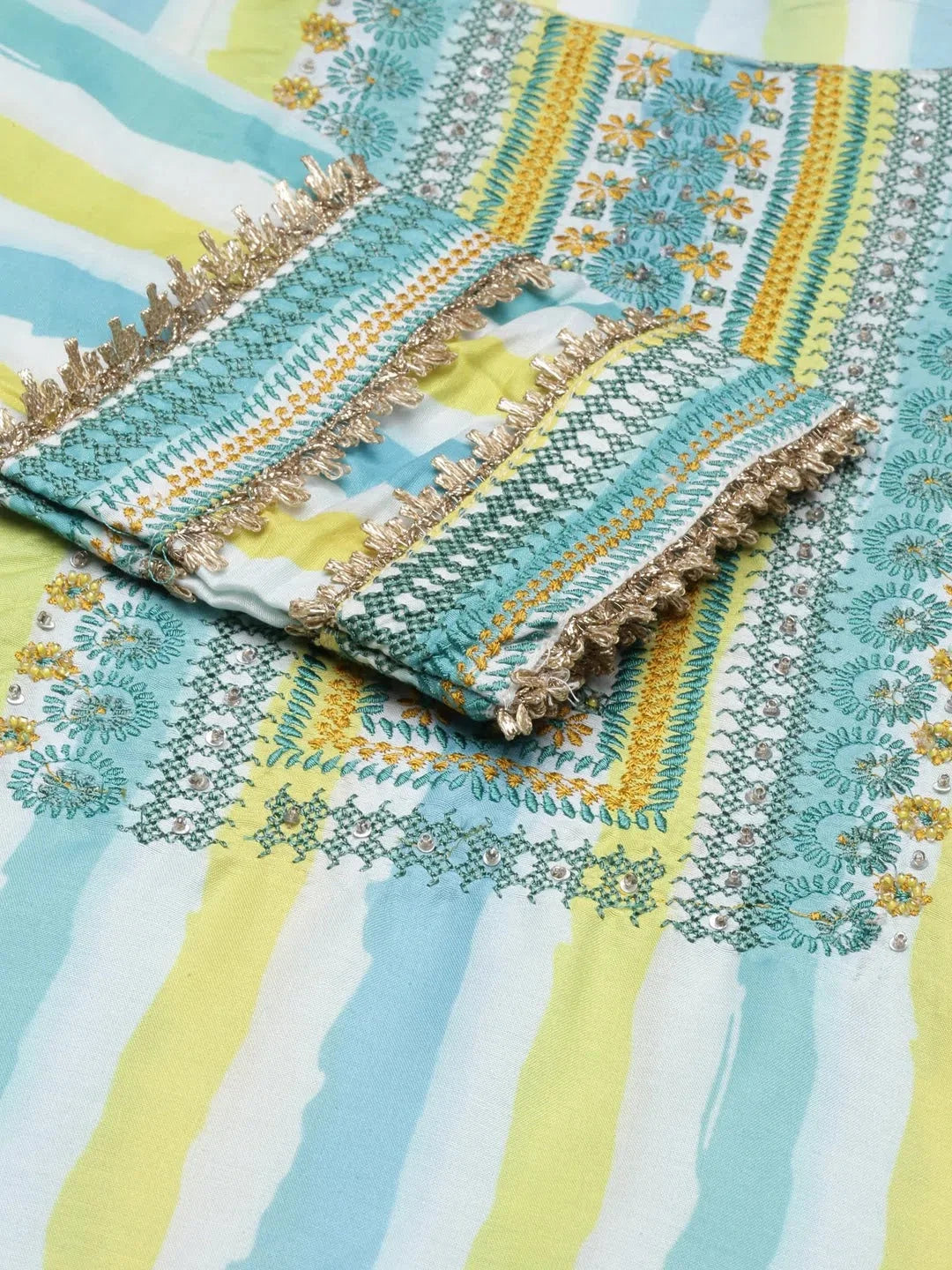 Multi Striped Kurta Set for Women | Cotton Indian Kurta