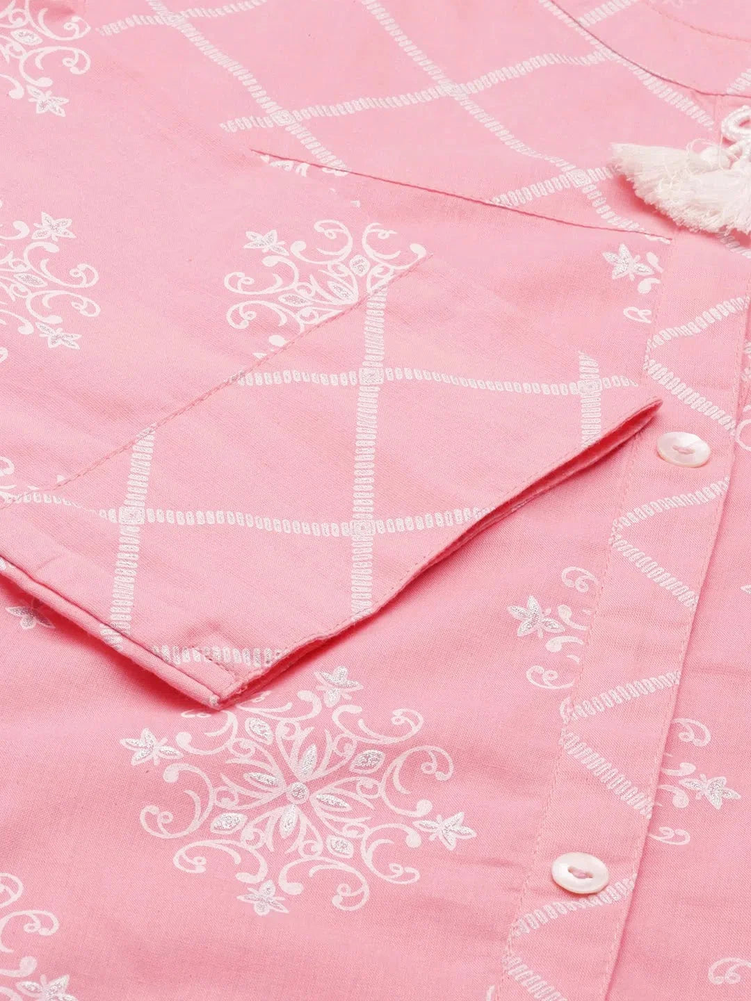 Solid Pink A-Line Kurta: Shop Stylish Indian Kurtas Online