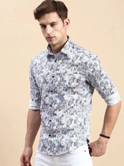 Men Multi Printed Casual Shirt-MONTREAL-0787-Multi