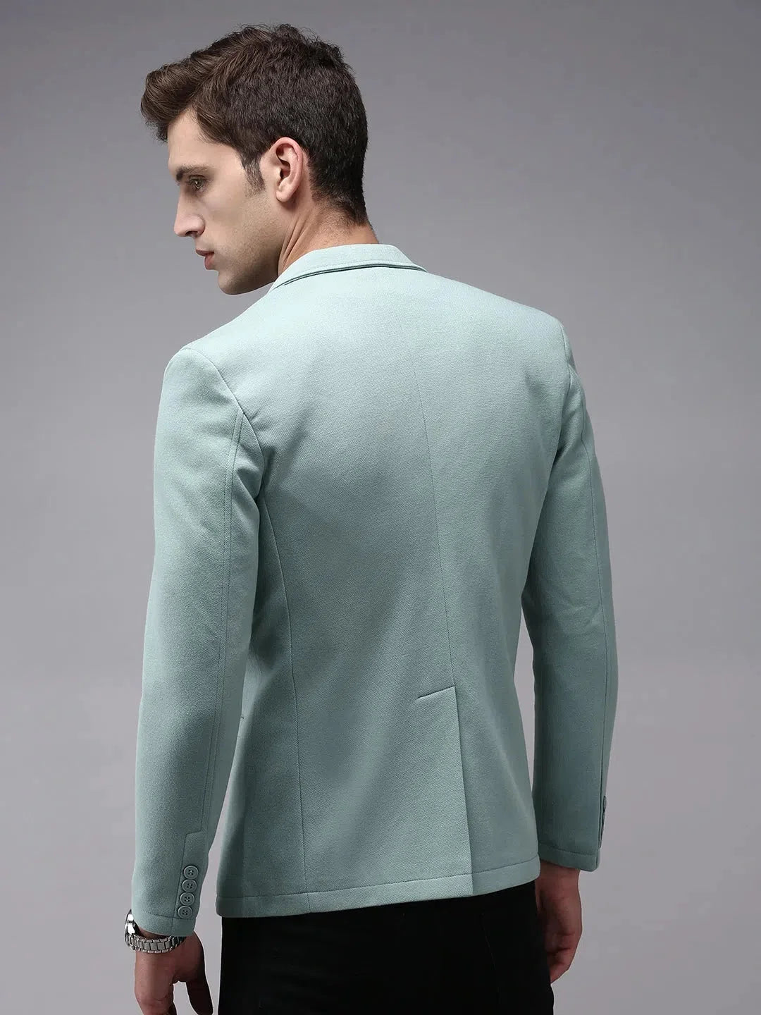 Men's Green Cotton Nehru Jacket - Indian Ethnic Wear | DesiQlo