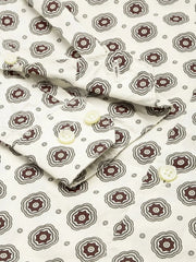 Men Cream Printed Casual Shirt-PEISKOSPRINTS-3415-Cream