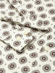 Men Cream Printed Casual Shirt-PEISKOSPRINTS-3415-Cream