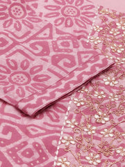 Women's Purple Printed Kurta SetKC-3364-Violet