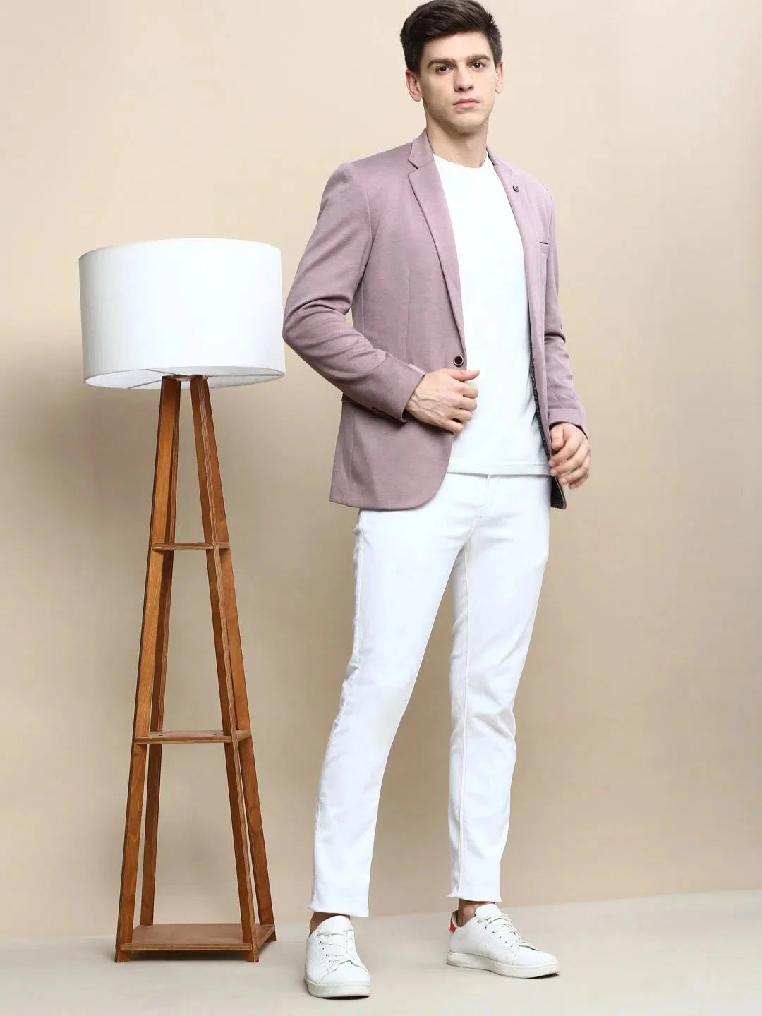 Mauve Cotton Modi Jacket | Men's Nehru Jackets Online