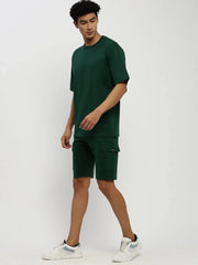 Men Green Solid Co ordSet-AR-CD-15-Green