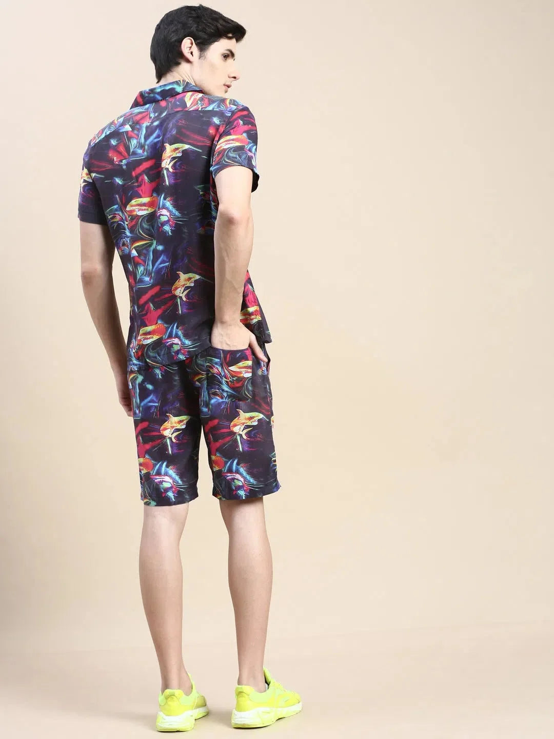 Men's Multi Printed Casual Co ord Set | Printed Co ord Set