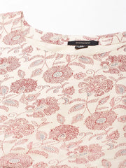Women's Cream Printed Kurta SetKC-970-Cream