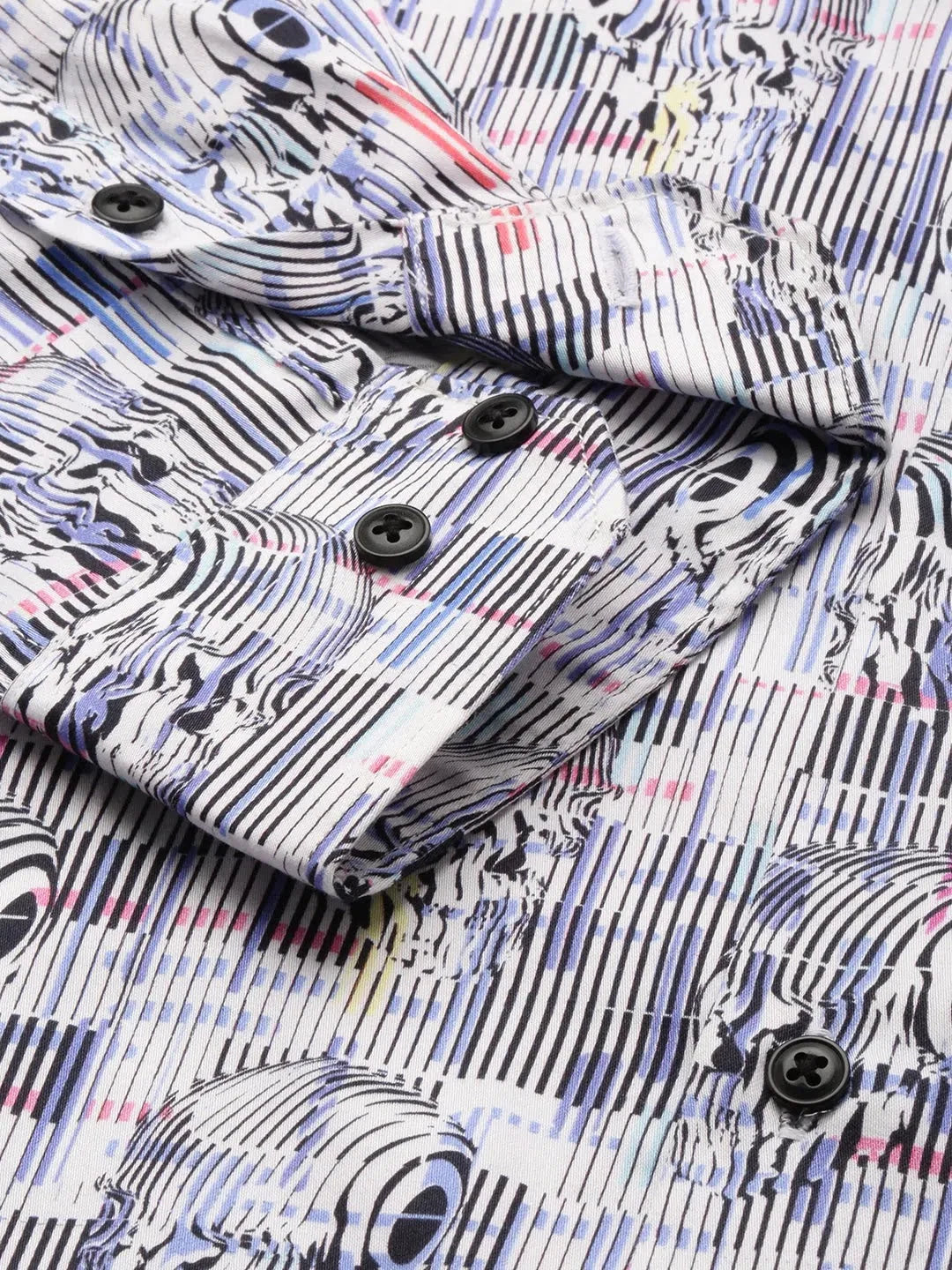 Men's Multi Printed Shirt - Cotton Casual Shirt | DesiQlo