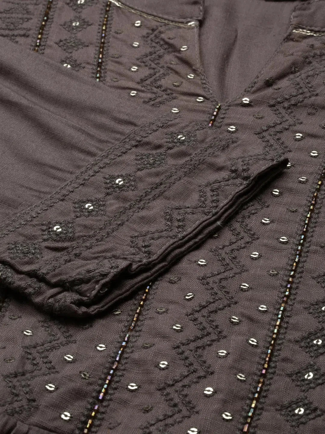Grey Solid Anarkali Kurta - Viscose Anarkali Suits for Women