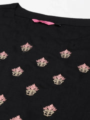 Women's Beige Printed Kurta Set-GW-3195-Khaki