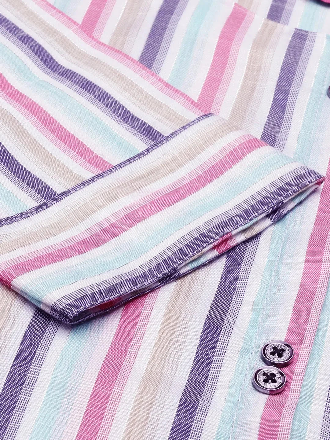 Striped Straight Kurta for Women | Stylish Indian Kurtis Shop