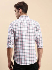 Men Multi Checked Casual Shirt-BLAZOCHECKS-4666-Multi