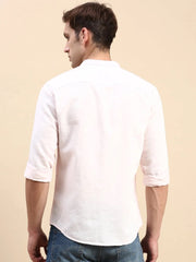 Men Pink Solid Casual Shirt-ASALINEN-4927-Pink