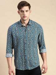 Men Multi Printed Casual Shirt-GURJANPRINT-5403-Multi