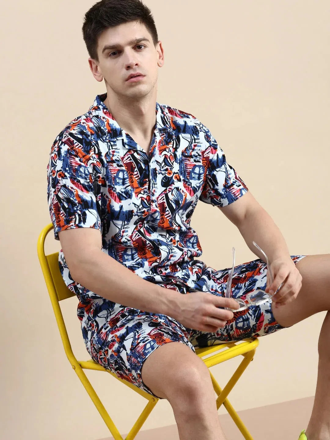 Stylish Men's Printed Casual Co ord Sets - Shop Two Piece Sets