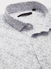 Men White Printed Casual Shirt-EVMOSPRINTS-2050-White