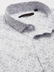 Men White Printed Casual Shirt-EVMOSPRINTS-2050-White