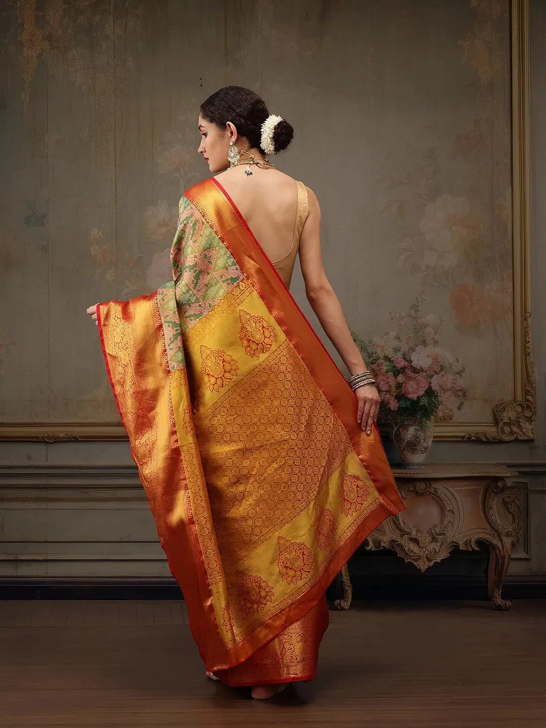 Rich Kanchipuram Silk Saree | Authentic Indian Heritage Wear