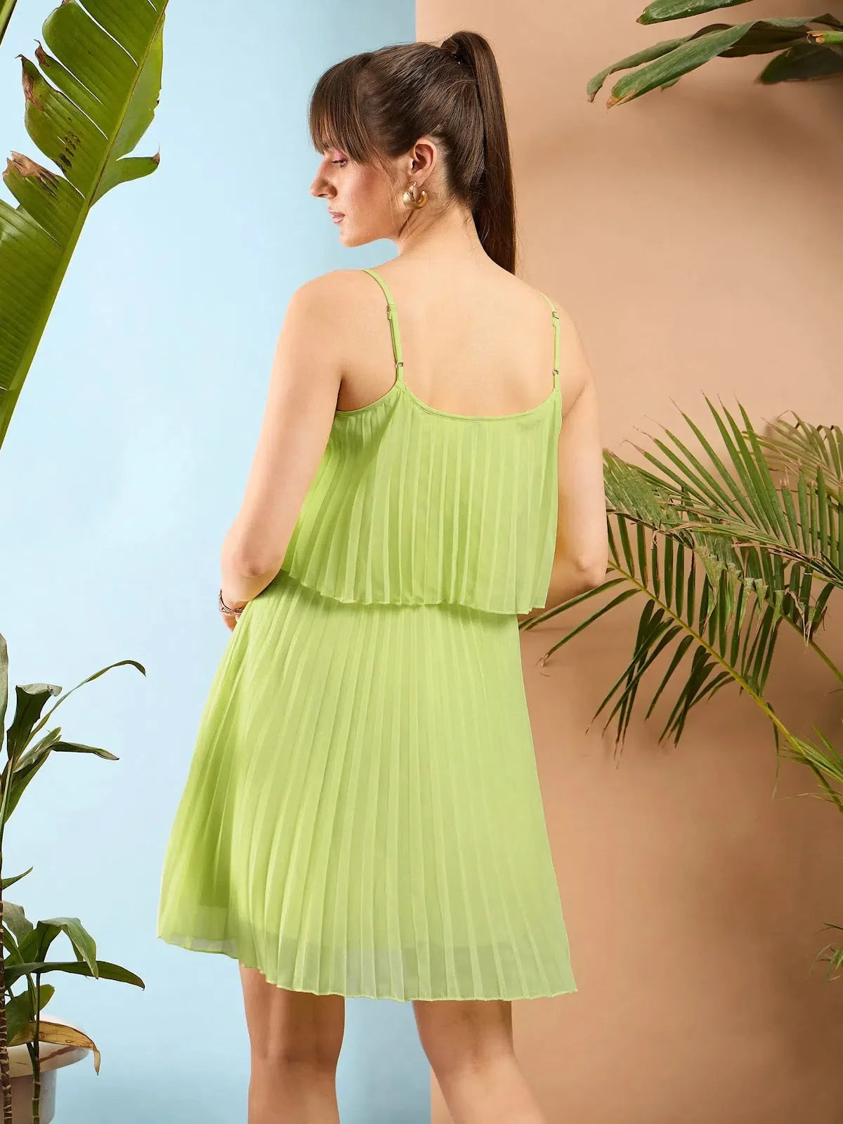 Mint Green Skater Dress - Women's Western Wear & Strappy Style