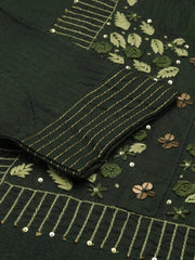 Women's Green Solid Kurta Set-FS-2621-Green