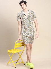 Men Multi Printed Casual Co ord Set-AM-91-6-Multi