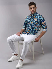 Men Multi Printed Casual Shirt-PERRYPRINT-1855-Multi