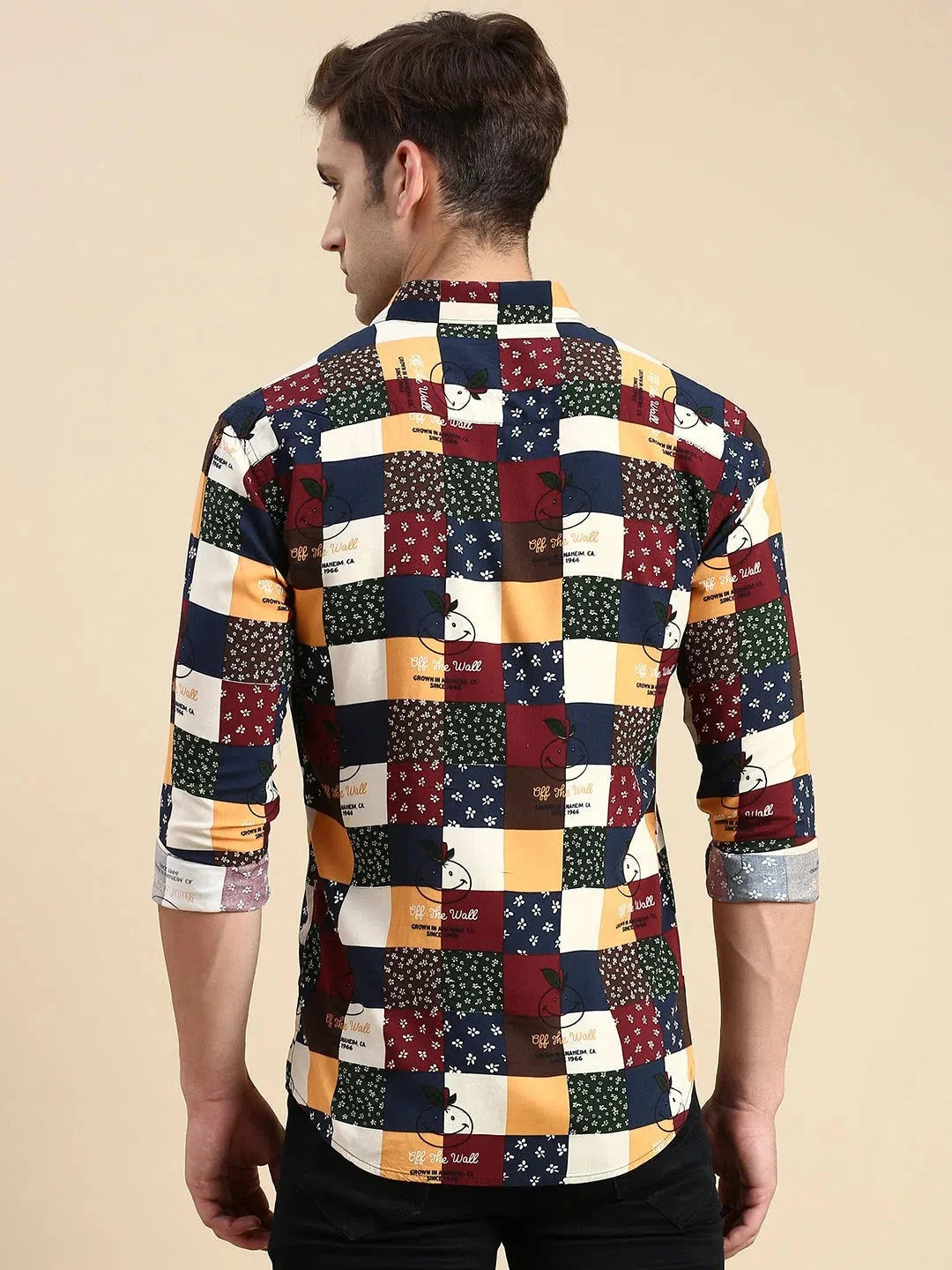 Multi Printed Mens Shirt - Casual Cotton Shirt | DesiQlo