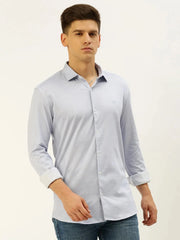 Men Blue Striped Casual Shirt-ATHERKNITS-5000-Blue