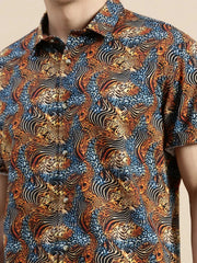 Men Multi Printed Casual Shirt-GALLERLA-1746-Multi