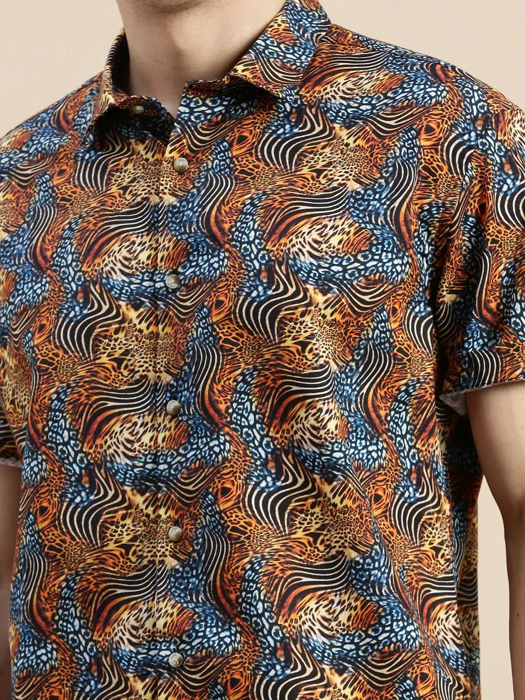 Multi Printed Mens Shirt - Stylish Casual Shirt