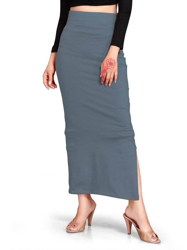 Grey Lycra High Rise Saree Shapewear