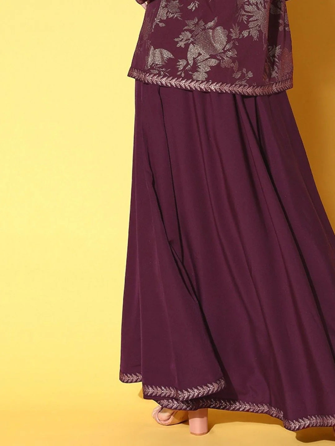 Flared Maxi Skirt | Versatile Women's Ethnic Wear Online