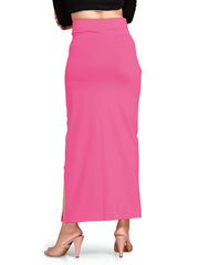 Women's Baby Pink Lycra High Rise Saree Shapewear-22-PL-BABY PINK