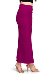 Women's Magenta Pink Lycra High Rise Saree Shapewear-23-PL-MAGENTA PINK